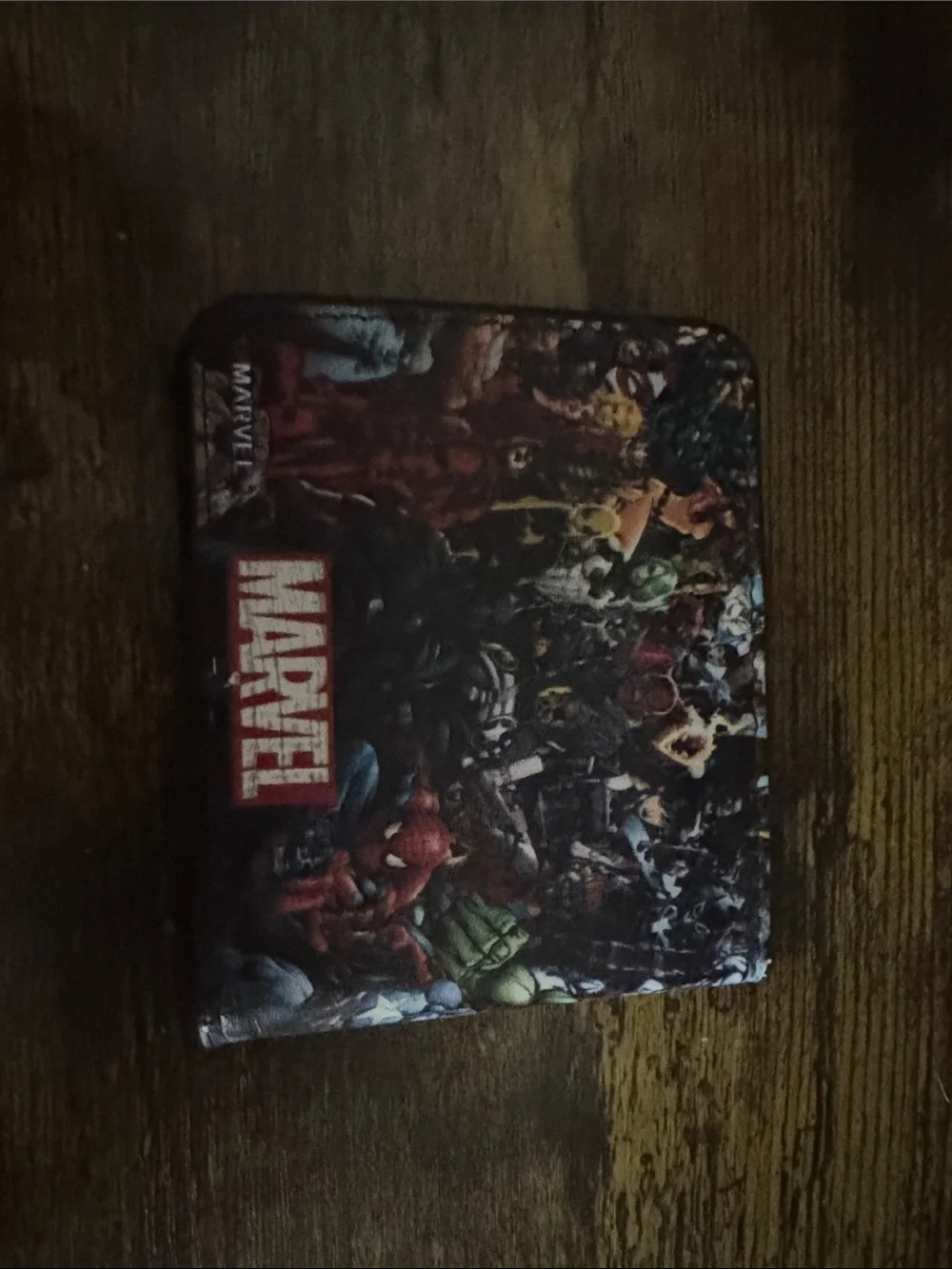 Marvel Heroes Collage Wallet - Red, Green, Blue